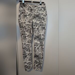 Guess Floral Skinny Jeans Size 25